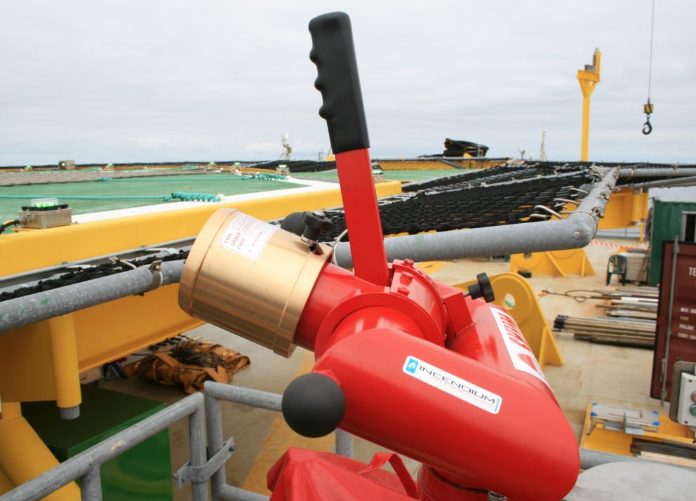 Helideck Fire Suppression System
